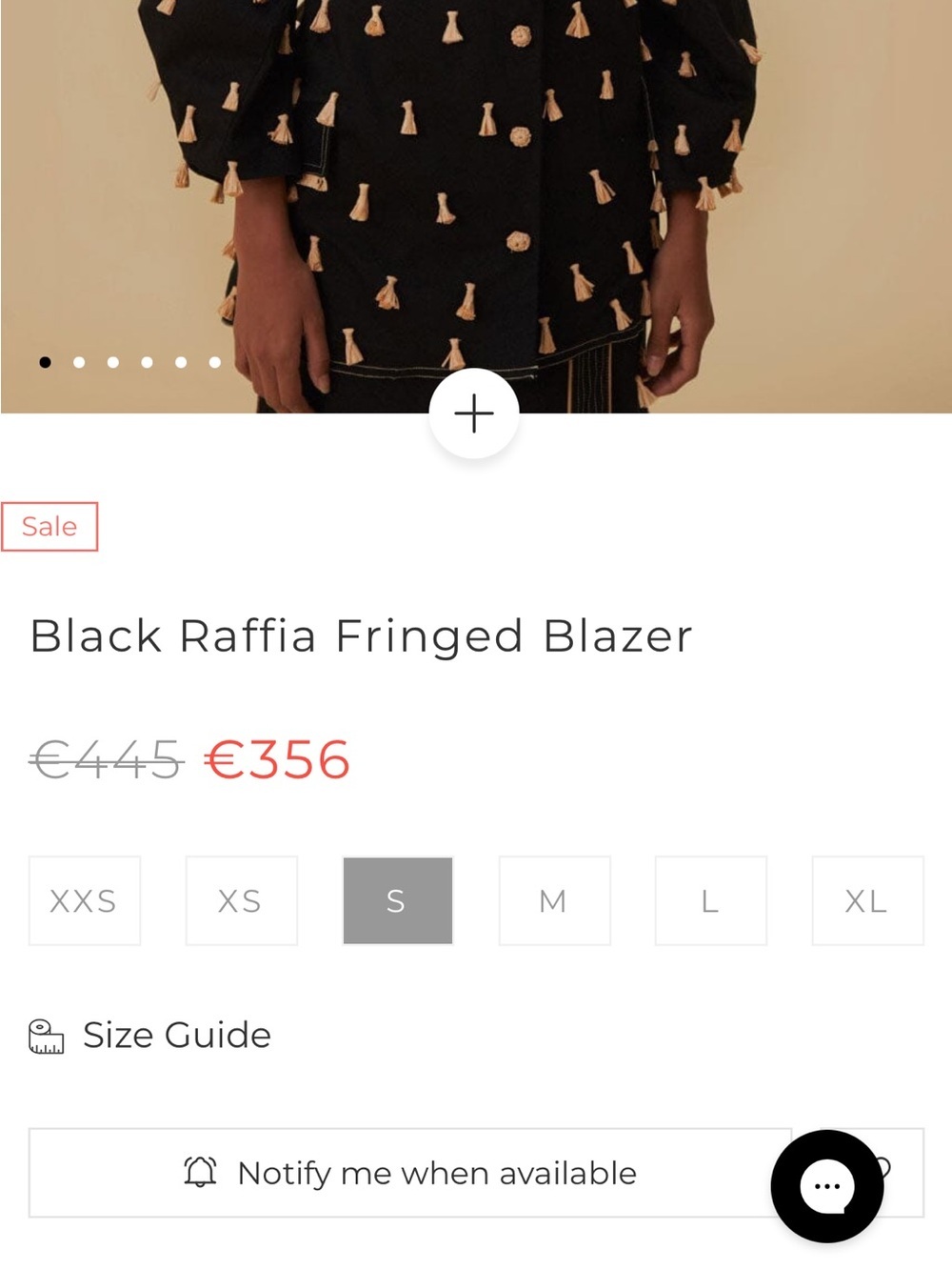 Farm Rio: Black Raffia Fringed Blazer - Picture 7 of 12